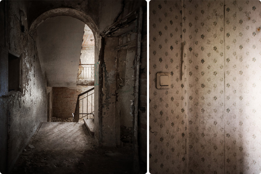 beelitz-heilstaetten-zentral-waescherei-original-tapete-zimmer-verlassener-dachboden