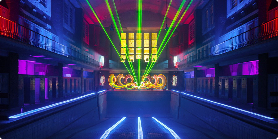 Lost Places Light-Painting